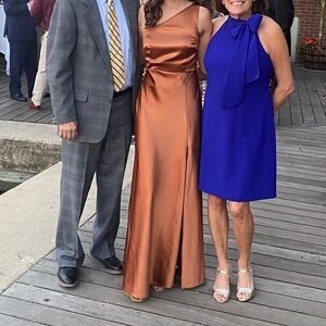 BIRDY GREY KIRA bridesmaid dress in RUST